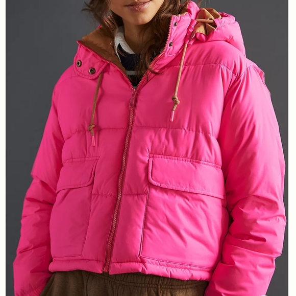 ANTHROPOLOGIE Hooded Puffer Jacket - Picture 8 of 10